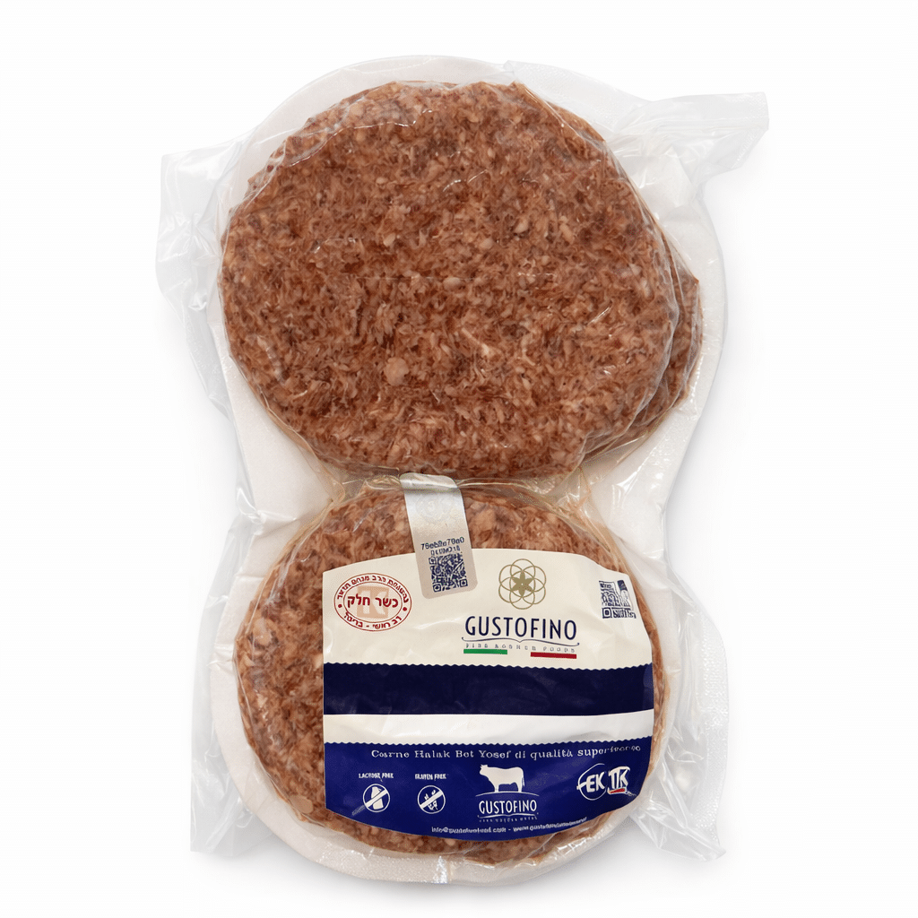 Hamburger Beef 450gr (4 Pieces) GUSTOFINO Made in Italy